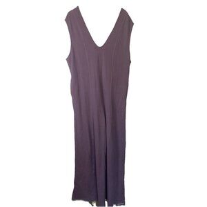 Free People Free-est Avenue Women's Ribbed Knit Jumpsuit Size S Purple One Piece